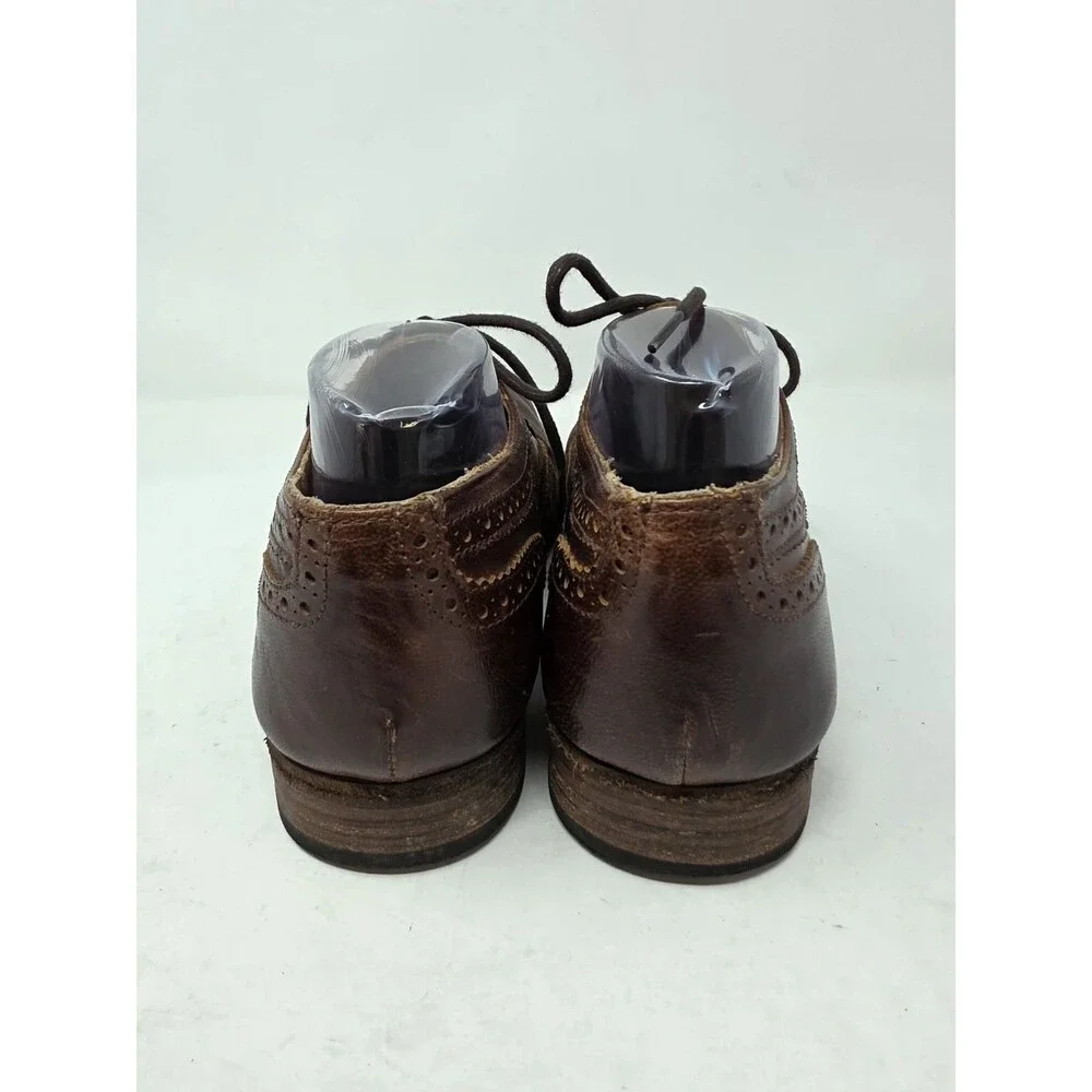 Bed Stu Corsico Tan Driftwood Brown Wingtip Oxfords - Men's 9